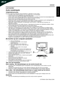 Aby wyświetlić dokument Acer X243HQ Instrukcja Użytkownika